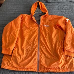Vintage Red Oak Tennessee Volunteers 90s Orange All-Weather Hood Jacket Mens XXL